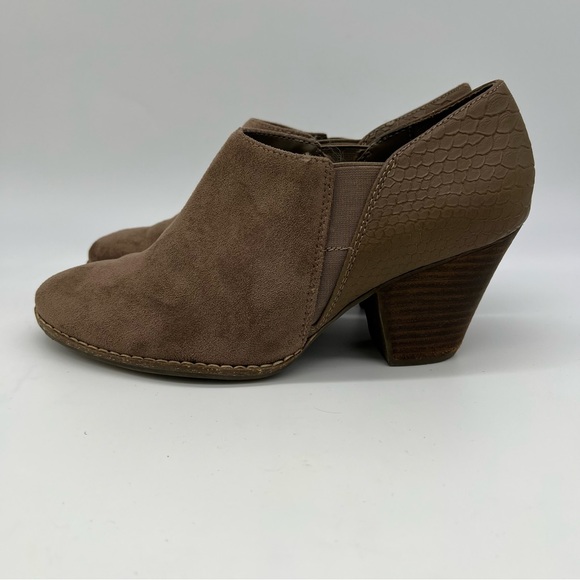Dr Scholls  Womens Charlie Brown  Sude Pull On  Ankle Boots Size 7.5 - Picture 2 of 15